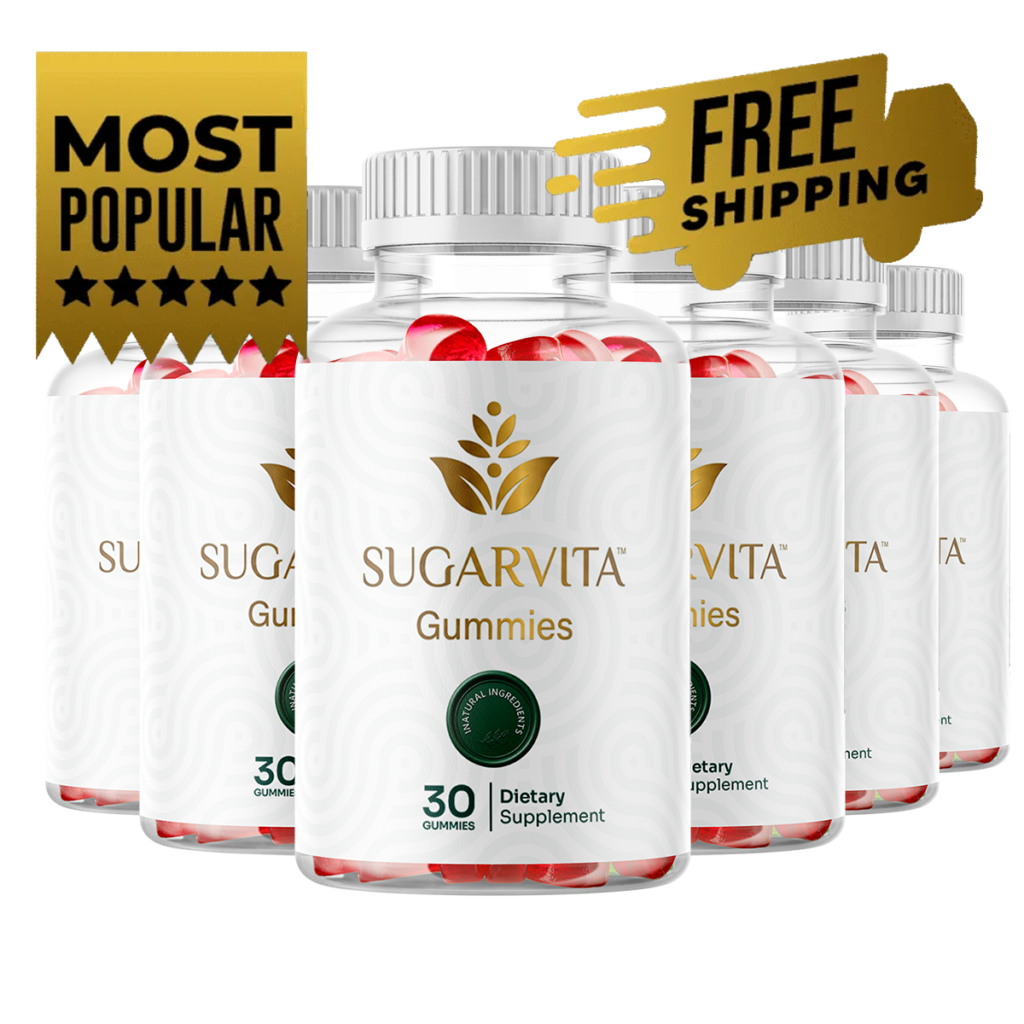 SugarVita Gummies 6-bottle package
